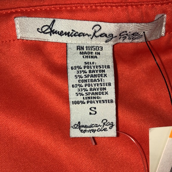 American Rag Cie Pink /Orange Dress. NWT. S - Picture 6 of 8
